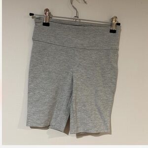 Nordstrom Kids Heather Gray Bike Shorts Size M (8/10) Athletic Stretch